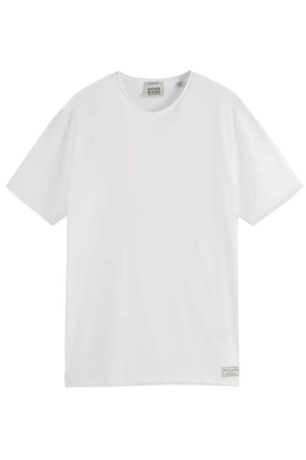 T-Shirt Raw Edge Relaxed Fit 179939 SC101 white