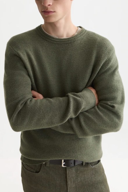 Плетено Soft Knit Regular Fit 183770 301 forest night