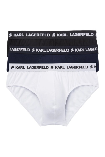 Бельо (Pack of 3) Logo Briefs A1M47152 937 black/white/navy