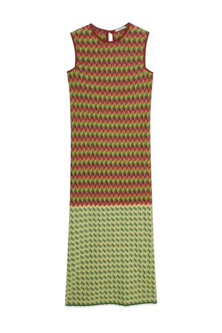Рокля Chevron Knitted Maxi UFU01420T 605 burnt henna