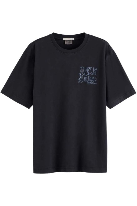 T-Shirt Washed Artwork Loose U9A01097T 014 meteorite